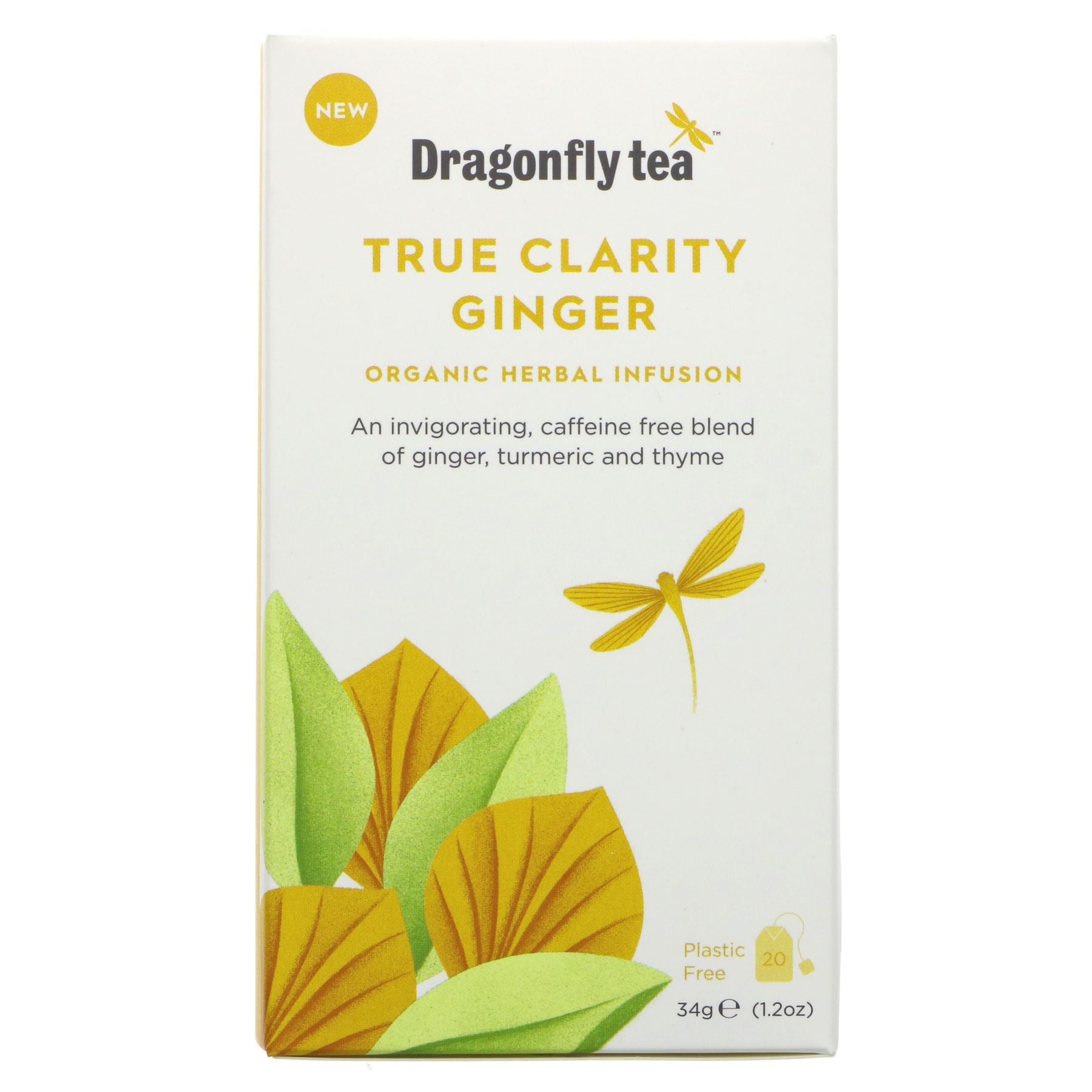 ORG TRUE CLARITY GINGER HERBAL INFUSHION 20s