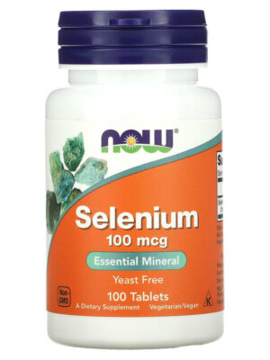 SELENIUM 100 mcg 100 tabs NOW