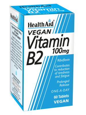 VEGAN VITAMIN B2 100mg 60 TABLETS H/AID