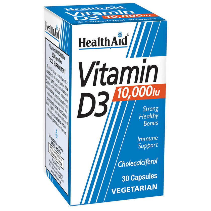 VITAMIN D3 10,000iu 30 Vegicaps H/AID