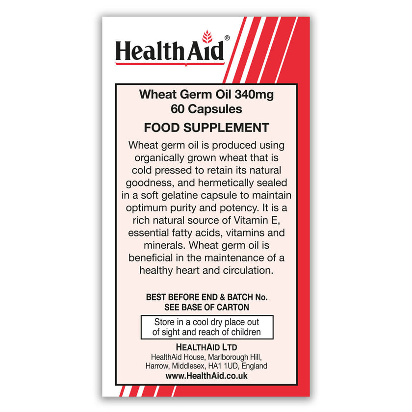 WHEATGERM 60 CAPSULES H/AID - Image 3