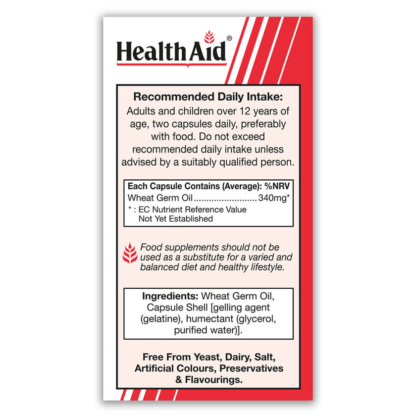 WHEATGERM 60 CAPSULES H/AID - Image 2