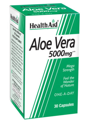 ALOE VERA 500mg 30 CAPSULES H/AID
