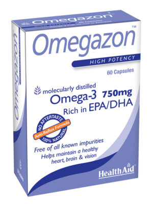 OMEGAZON 60 CAPSULES H/AID