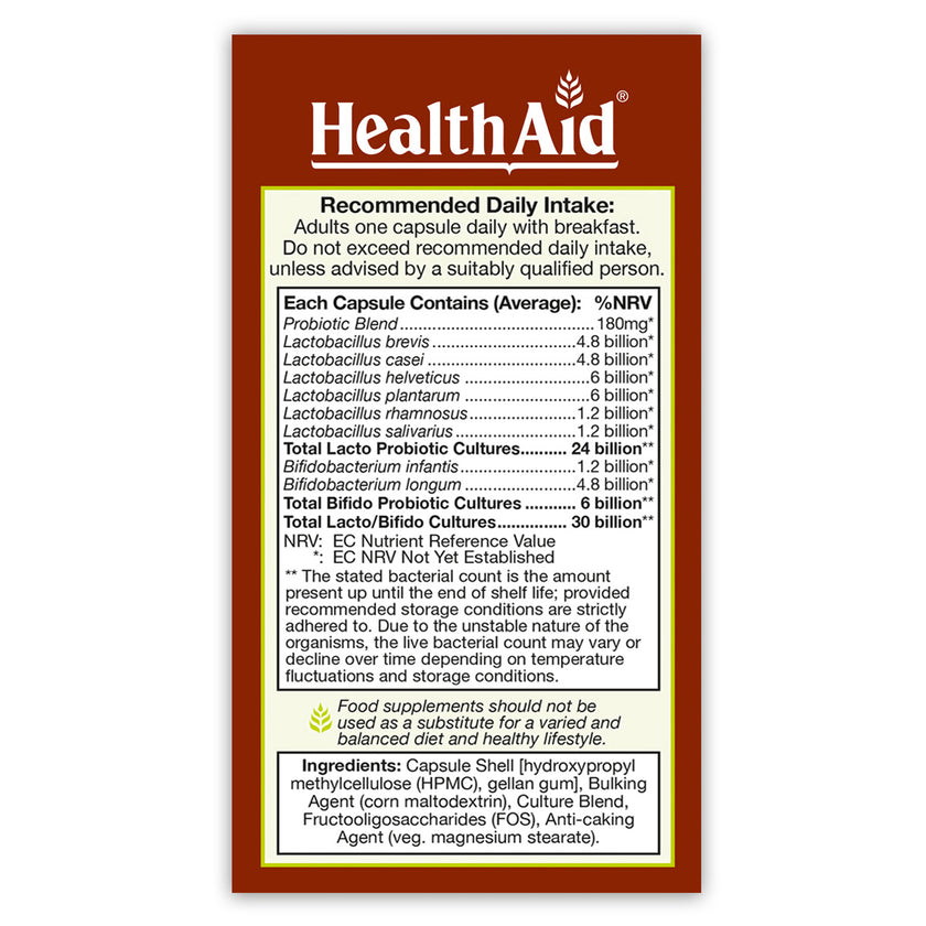 MOOD PROBIO 30BILLION 30 CAPSULES H/AID - Image 2