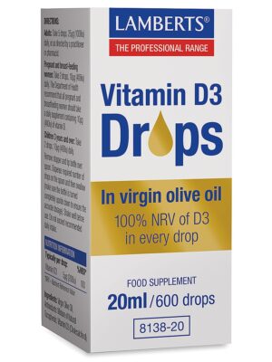 VITAMIN D3 drops 20ml LMB