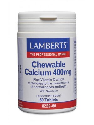 CHEWABLE CALCIUM 400mg 60s LMB