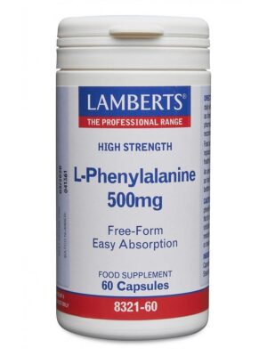 L-PHENYLALANINE 500MG 60 CAPSULES LMB