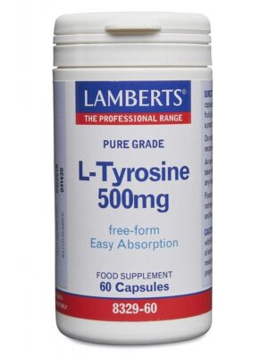 LAMBERTS L-TYROSINE 500mg 60 CAPSULES