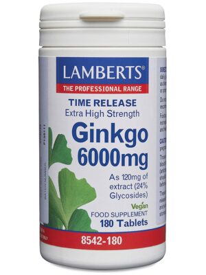 GINKGO 6000mg 180 TABLETS LAM