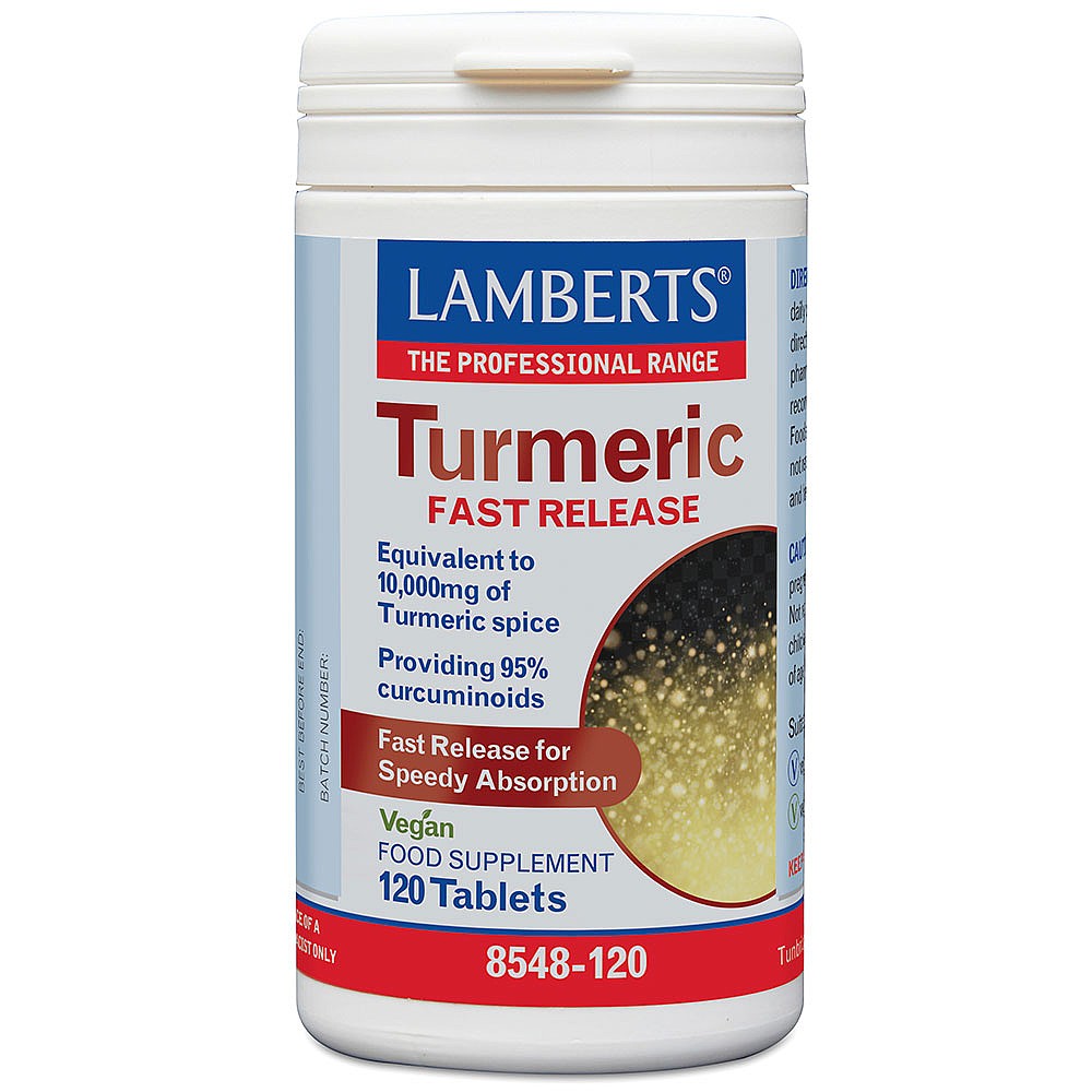 TURMERIC FAST RELEASE 120 TABLETS LMB