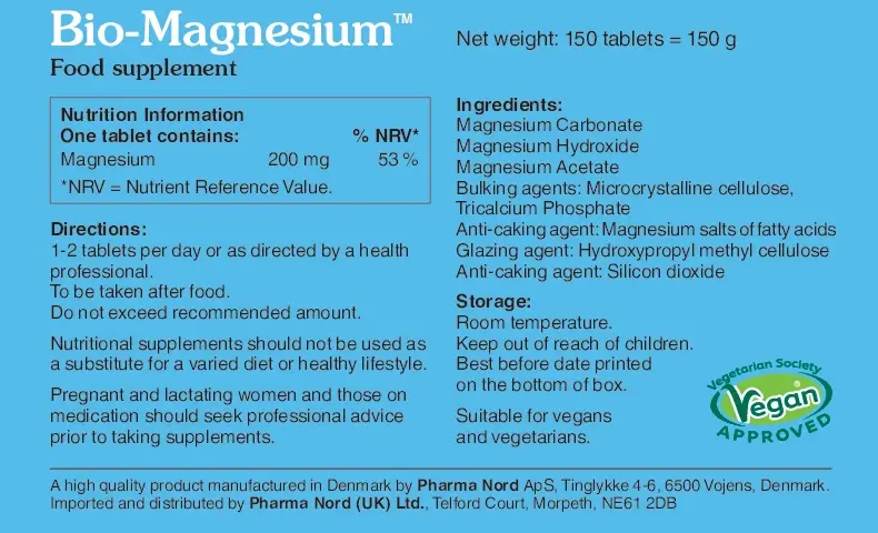 BIO- MAGNESIUM 200mg 150s PHN - Image 2