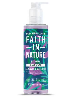 LAVENDER & GERANIUM HANDWASH 400ml F/NATURE