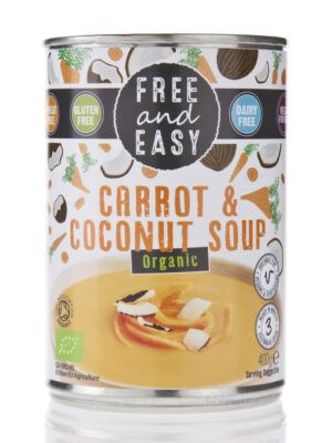 FREE & EASY CARROT & COCONUT SOUP 400g