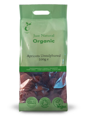 ORG APRICOTS UNSULPHURED 500g JNO