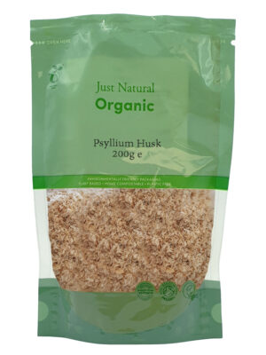 ORGANIC PSYLLIUM HUSK 200g JNO