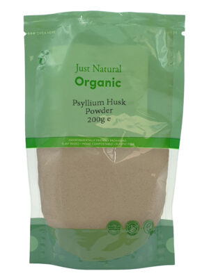 ORGANIC PSYLLIUM HUSK POWDER 200g JNO