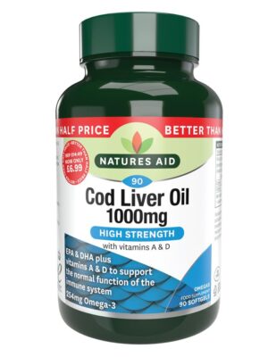 COD LIVER OIL 1000mg 90 Softgels N/AID