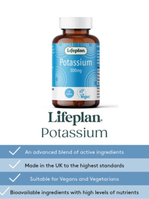 POTASSIUM 300mg 60 TABLETS LIFEPLAN