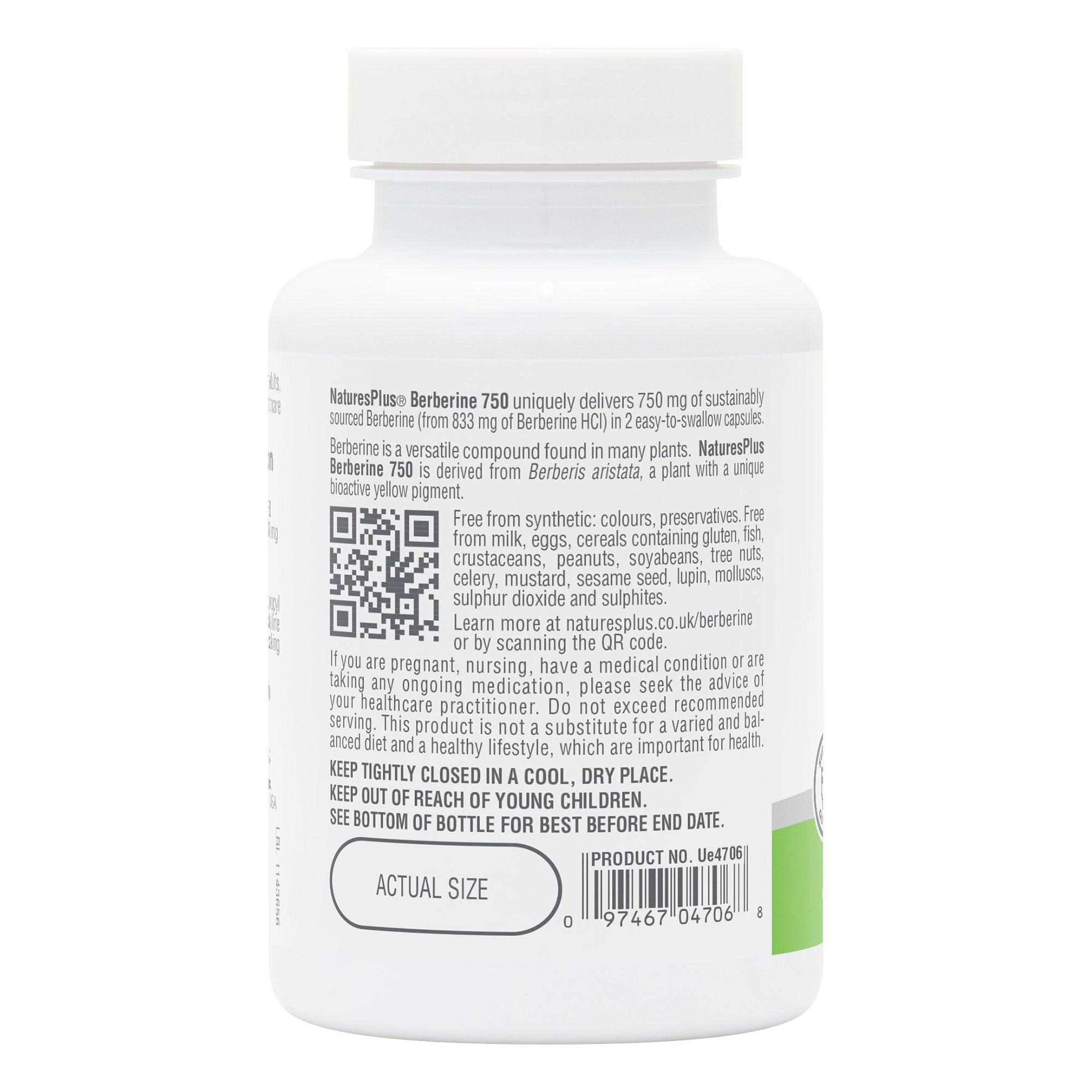 PRO BERBRINE 750mg 60 CAPSULES N/PLUS - Image 3