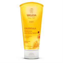 WELEDA CALENDULA BABY SHAMPOO BODY WASH 200ml