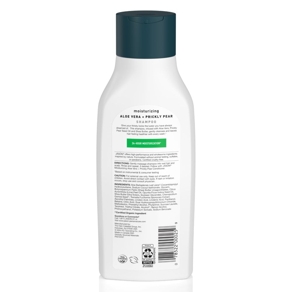 Jason Org Aloe Vera Shampoo 480ml - Image 2