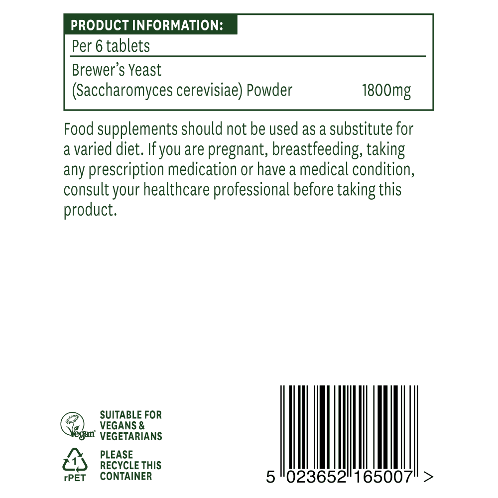 BREWERS YEAST 500 TABLETS N/AID - Image 3