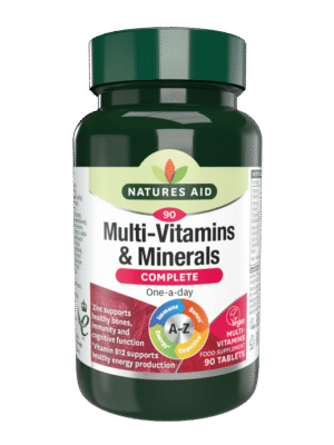 NATURES AID COMPLETE MULTI-VITAMINS & MINERALS 90 TABLETS