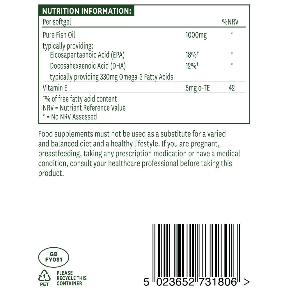 FISH OIL 1000mg 90sSGELS+30FREE=120s N/AID - Image 2