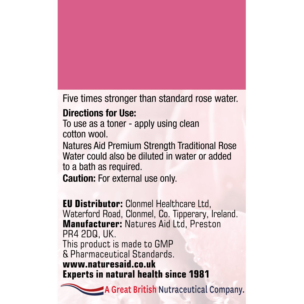 ROSE WATER ( PREMIUM STRENGTH) 150ml N/AID - Image 2