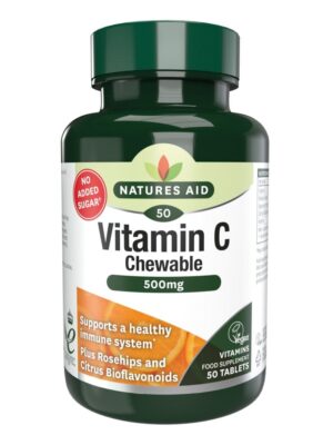 CHEWABLE VITAMIN C 500mg 50 TABLETS N/AID