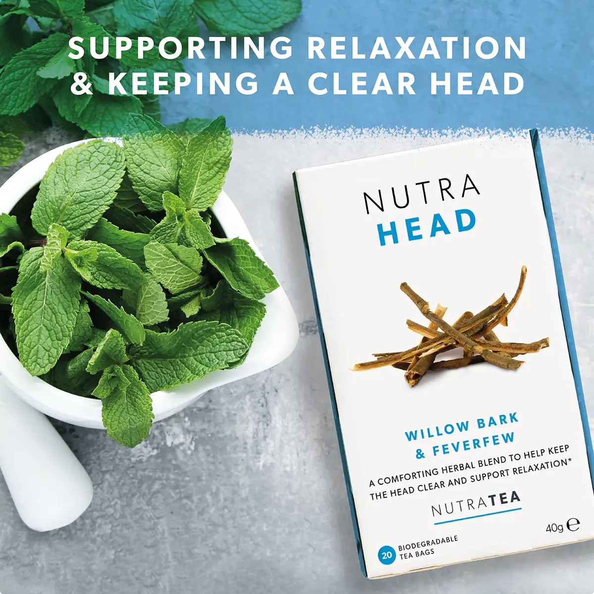 HEAD TEA 20 TEABAGS NUTRA - Image 3