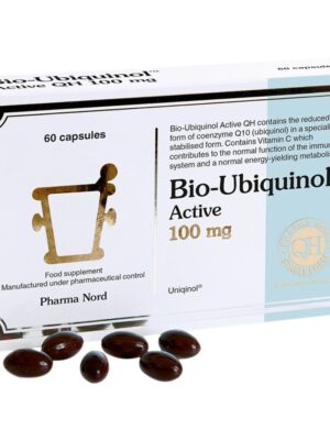 BIO-UBIQUINOL ACTIVE 100mg 60 CAPSULES P/NORD