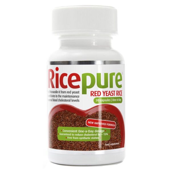 RICE PURE RED YEAST RICE 30 CAPSULES