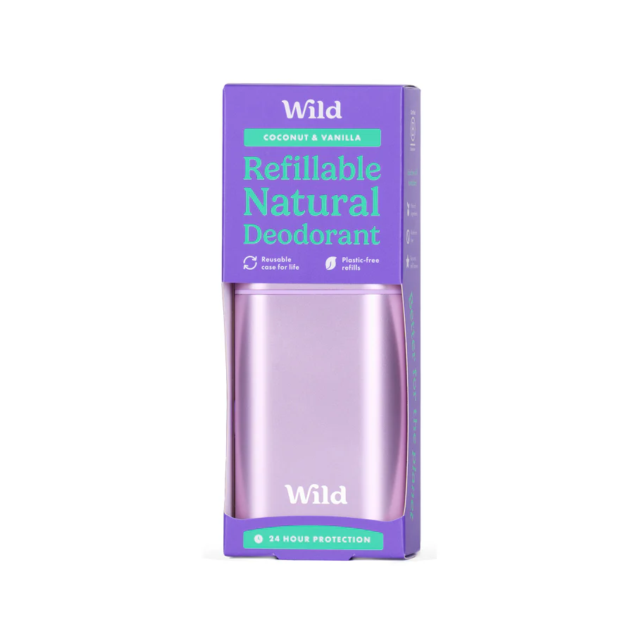 WILD DEODORANT COCONUT & VANILLA CASE
