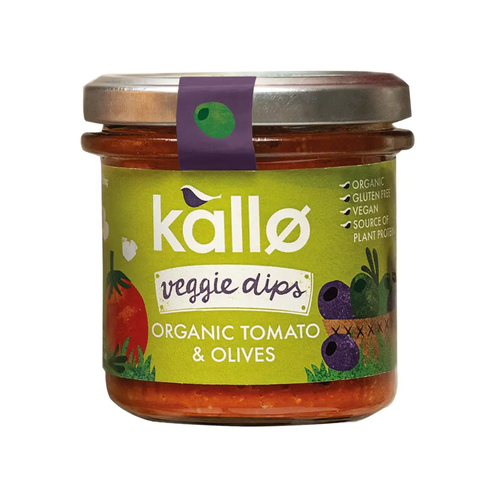 ORGANIC TOMATO & OLIVES DIP 135g KALLO