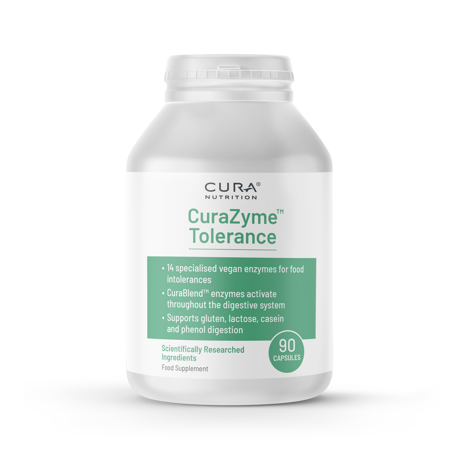 CURAZYME TOLERANCE 30CAPS C/NUTRITION