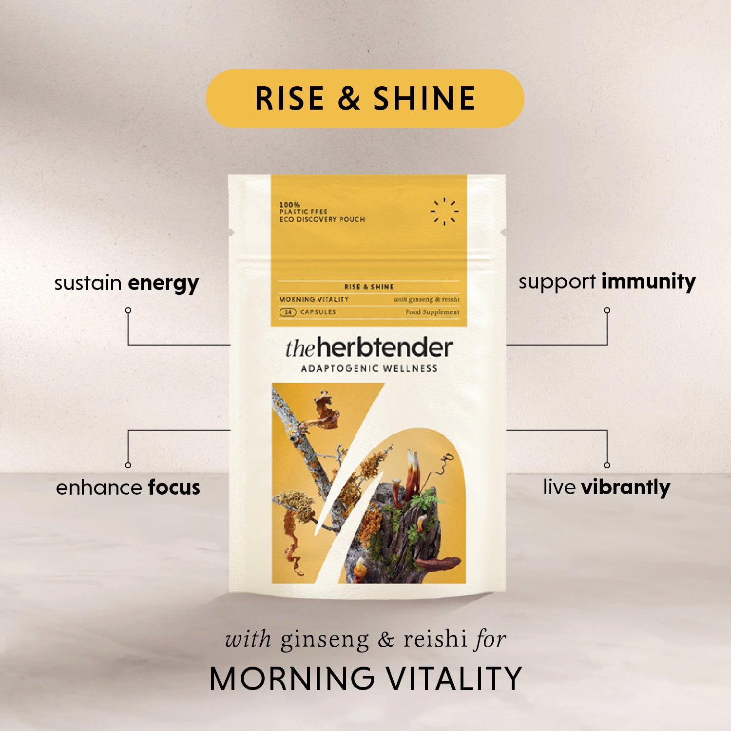 RISE & SHINE 60 CAPS TH/TENDER - Image 2