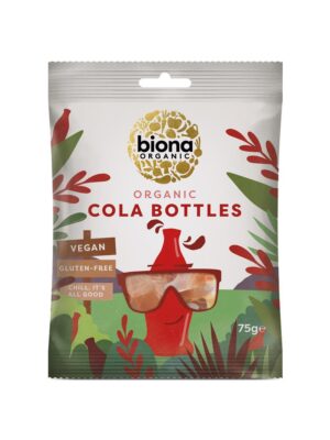 ORGANIC COLA BOTTLES 75g BIONA