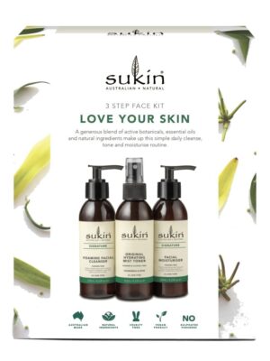 LOVE YOUR SKIN SIGNATURE GIFT SET 3 x 125ml SUKIN