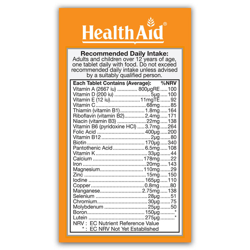 A to Z MULTIVIT 30 Tablets H/AID - Image 2