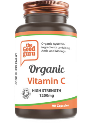 ORGANIC VITAMIN C 1200mg 90 CAPSULES TGG