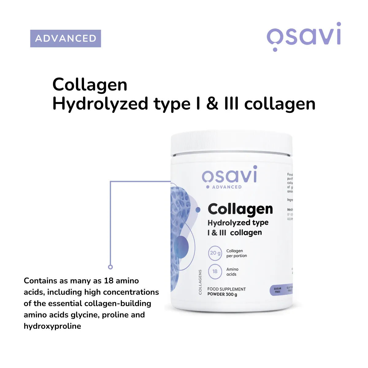 COLLAGEN PEPTIDES TYPE 1 & 3 OSAVI - Image 4
