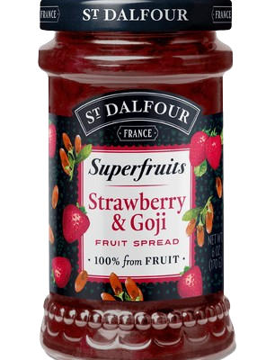 ST DALFOUR STRAWBERRY & GOJI FRUIT SPREAD 170g