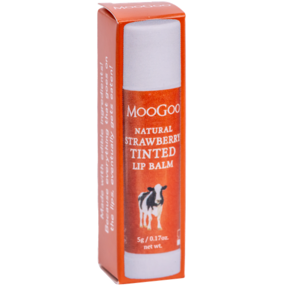 EDIBLE LIP BALM 5g STRAWBERRY TINTED M/GOO - Image 2