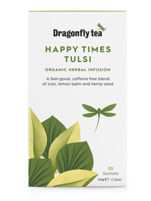 ORGANIC HAPPY TIMES TULSI HERBAL TEA 20 BAGS D/FLY