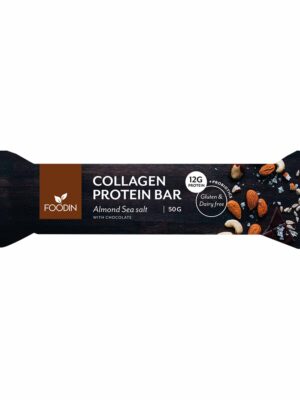 COLLAGEN PROTEIN BAR ALMOND SEA SALT 50g FOODIN