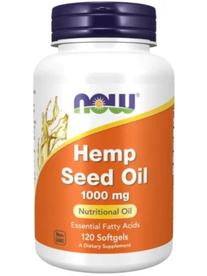 HEMP SEED OIL 1000mg 120 SOFTGELS NOW