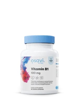 VITAMIN B1 100mg 60 VEGAN CAPSULES OSAVI