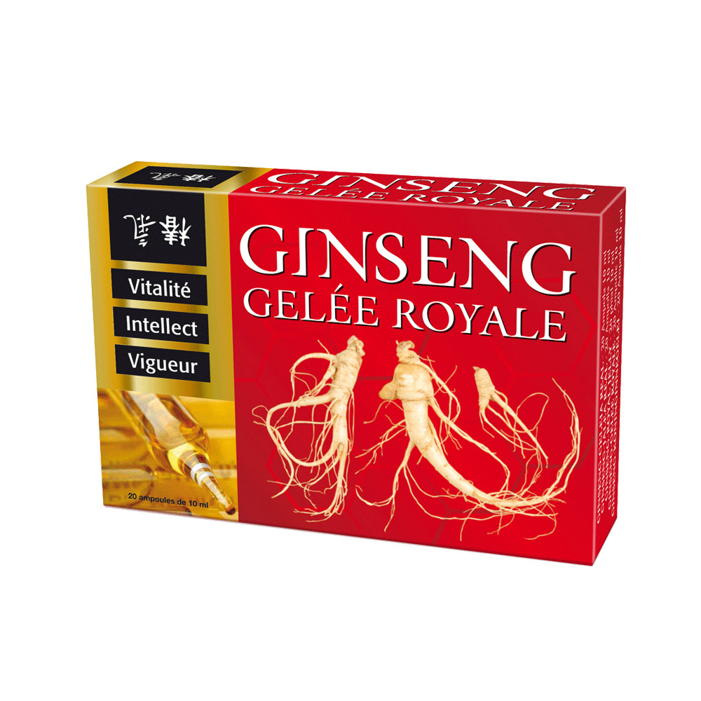 GINSENG & ROYAL JELLY 20 VIALS M/HERBALS